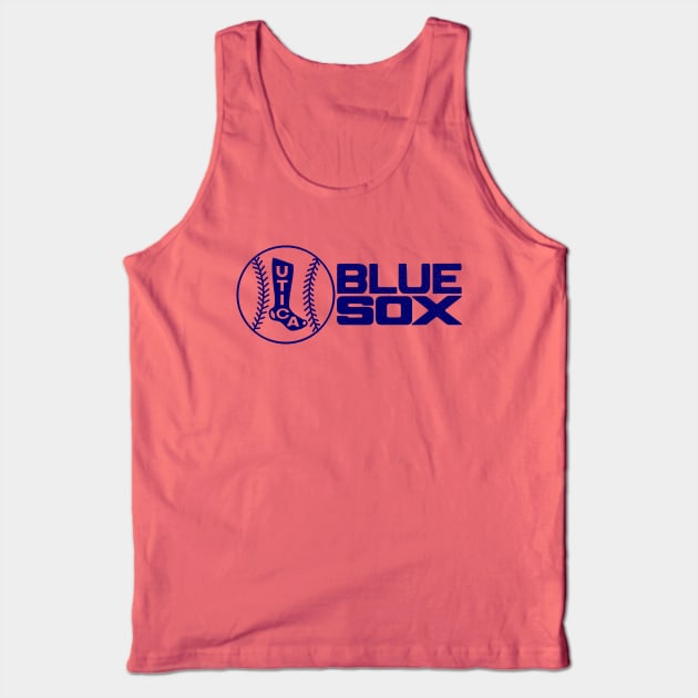 Defunct Utica Blue Sox Baseball Tank Top by LocalZonly